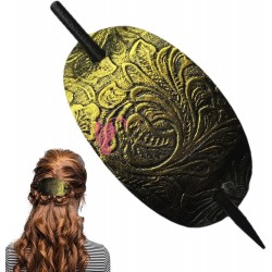 Accesoriu de par modern Japonez pentru cocuri din piele ecologica JPN19BB Auriu